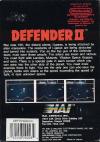 Defender II Box Art Back Defender II Box Art Back